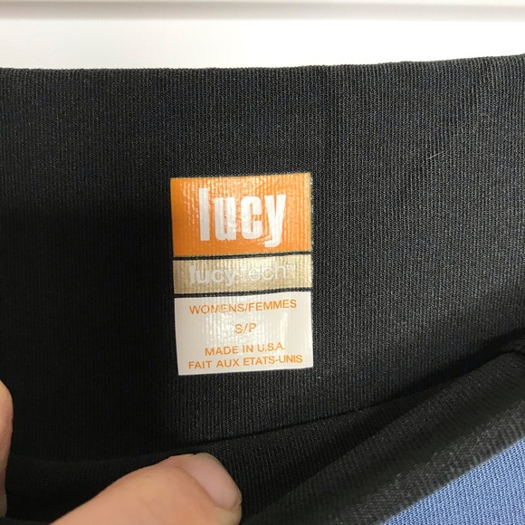 Lucy blue grey cropped relax fit work out pants - Picture 5 of 12